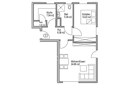 6 - Wohnung 6.5