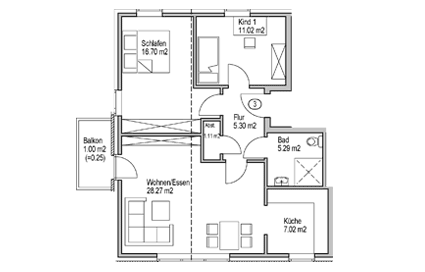 2 - Wohnung 2.3