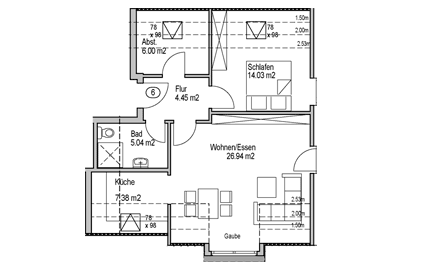 4 - Wohnung 4.6